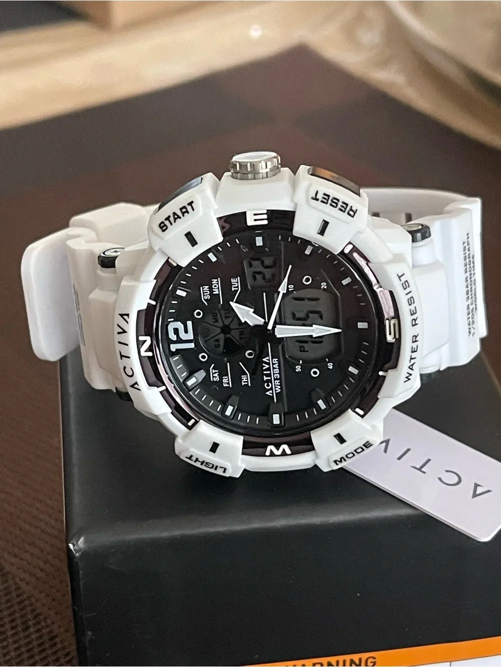 Activa X Invicta Digital Men's Watch - 53mm. White (ACW8045-001) new